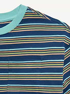 Image number 4 showing, Oversized Short-Sleeve Striped T-Shirt for Boys