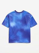 Image number 3 showing, Oversized Mesh Graphic Basketball T-Shirt for Boys