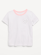 Image number 1 showing, Softest Short-Sleeve Pocket T-Shirt for Girls