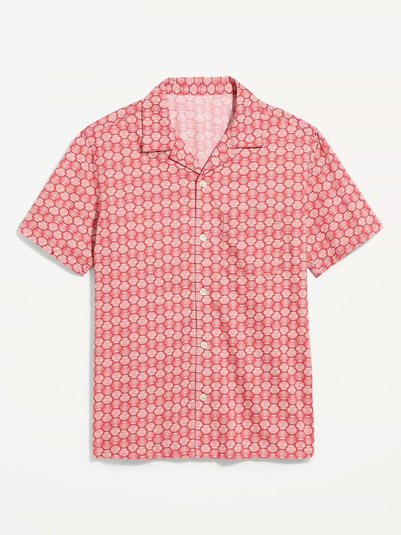 Chemise de vacances à manches courtes
