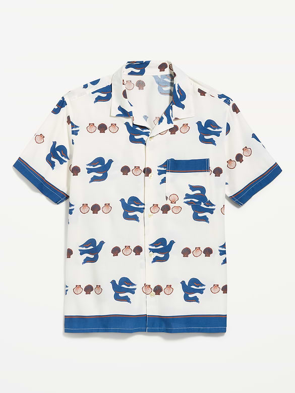 Short-Sleeve Camp Shirt