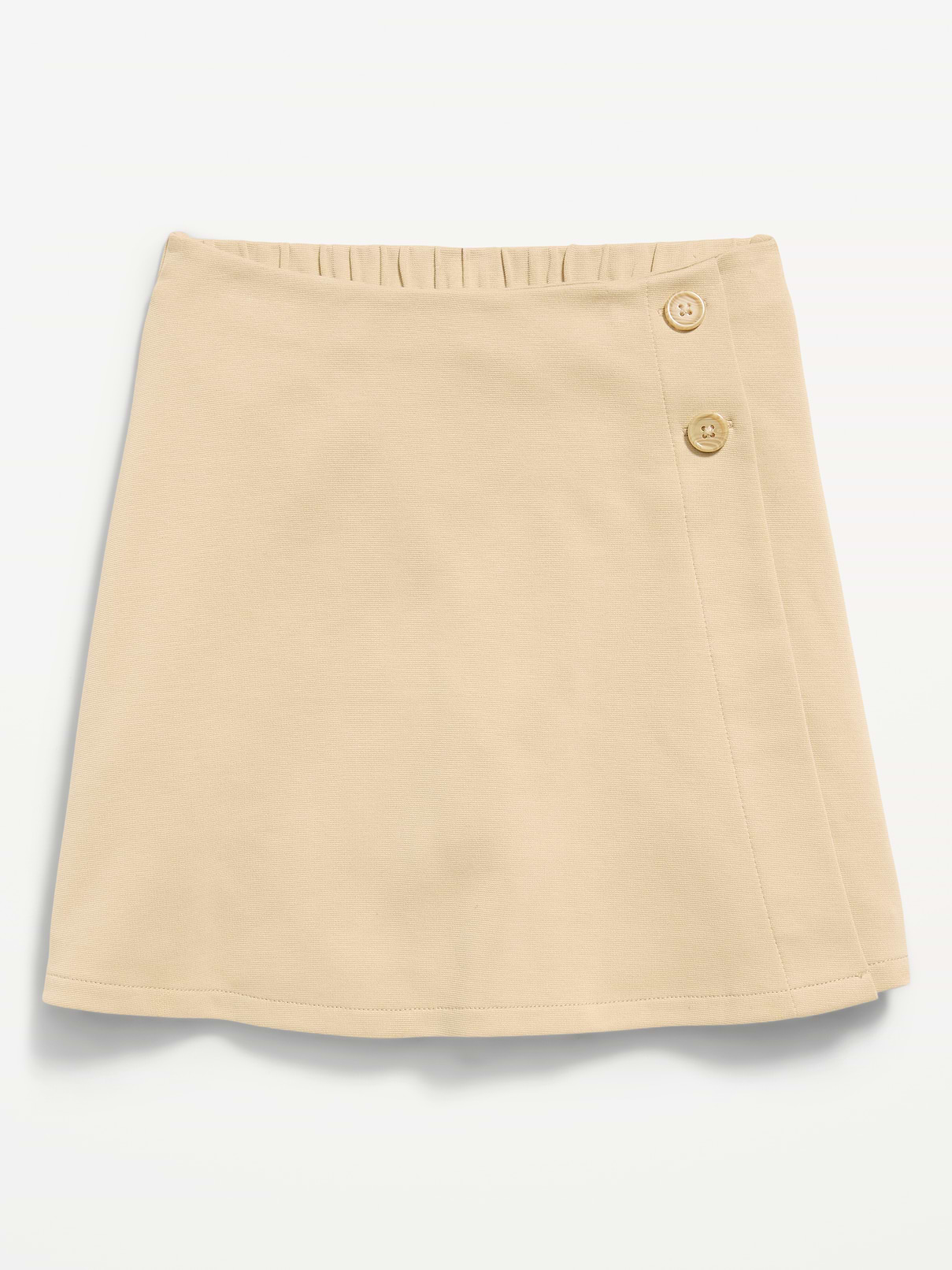 Image number 4 showing, School Uniform Ponte-Knit Wrap-Front Skort for Girls