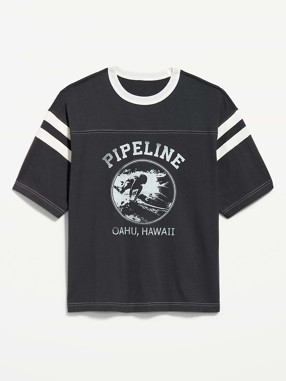 T-shirt épais de style football à manches courtes