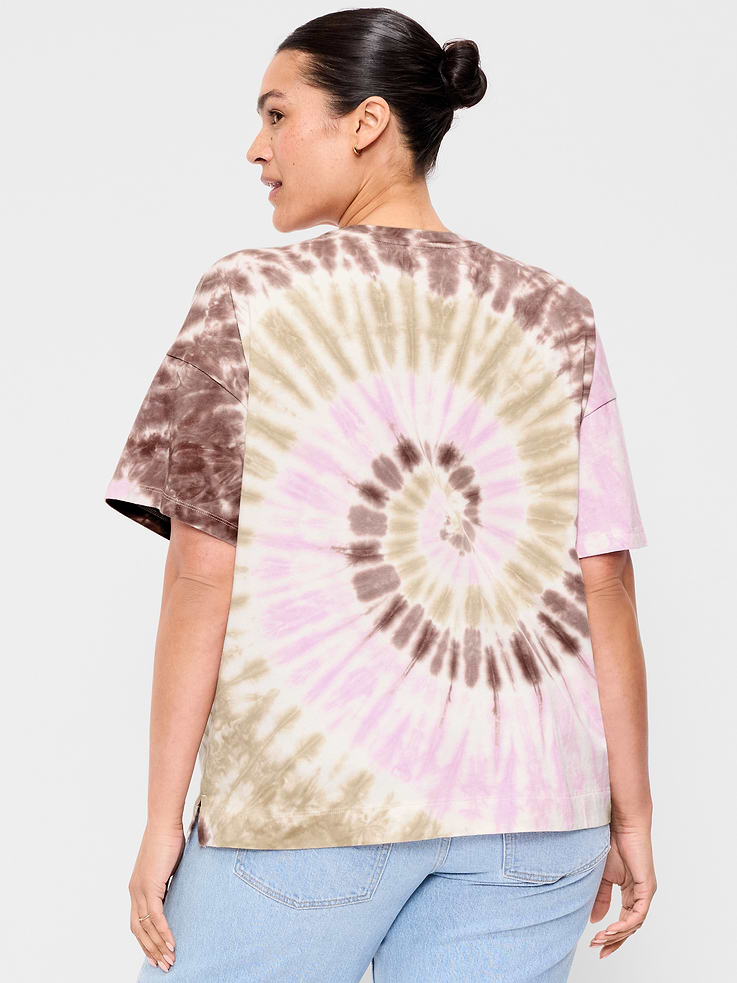 L'image numéro 8 présente T-shirt ras du cou rétro pour femme