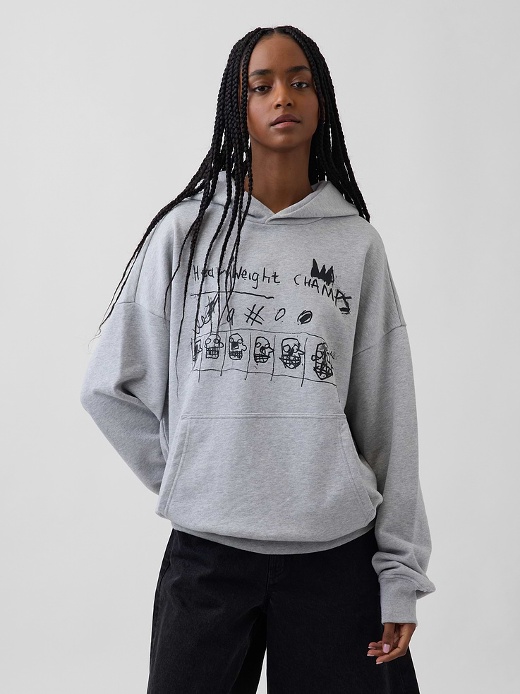 Image number 4 showing, Jean-Michel Basquiat Heavyweight Hoodie