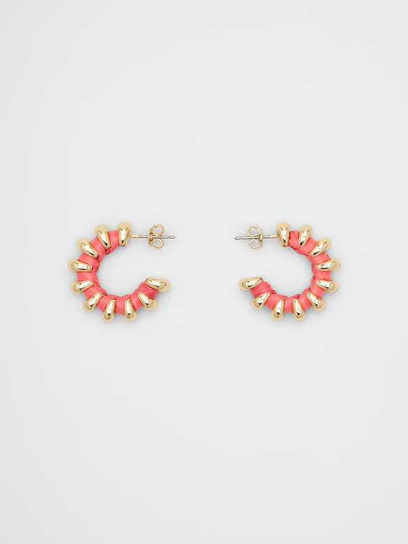 Thread Huggie Earrings