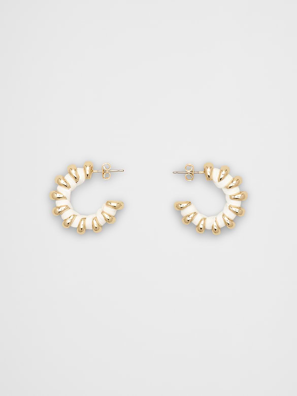 Thread Huggie Earrings