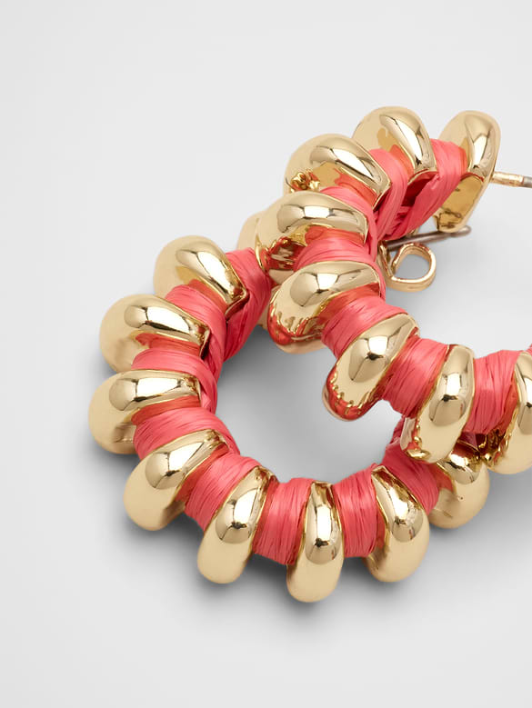 Thread Huggie Earrings