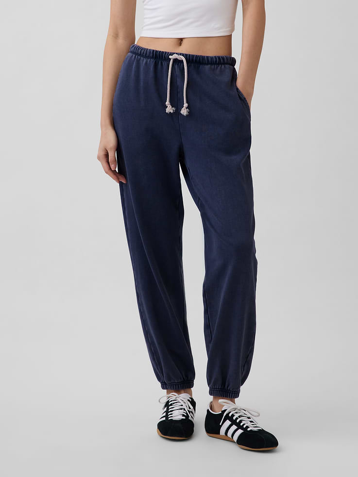 Image number 2 showing, VintageSoft Terry Relaxed Joggers