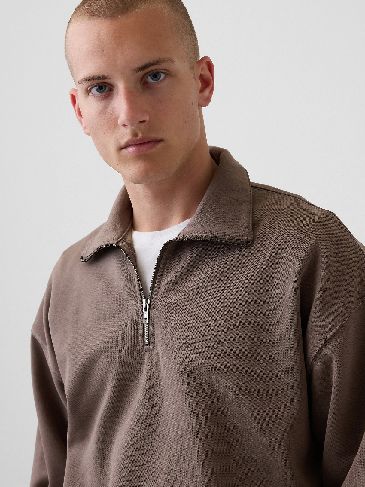 Adult Heavyweight Oversized Quarter-Zip Pullover | Gap