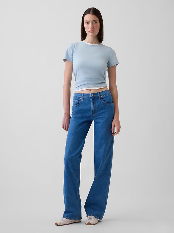 Low Rise '90s Loose Jeans