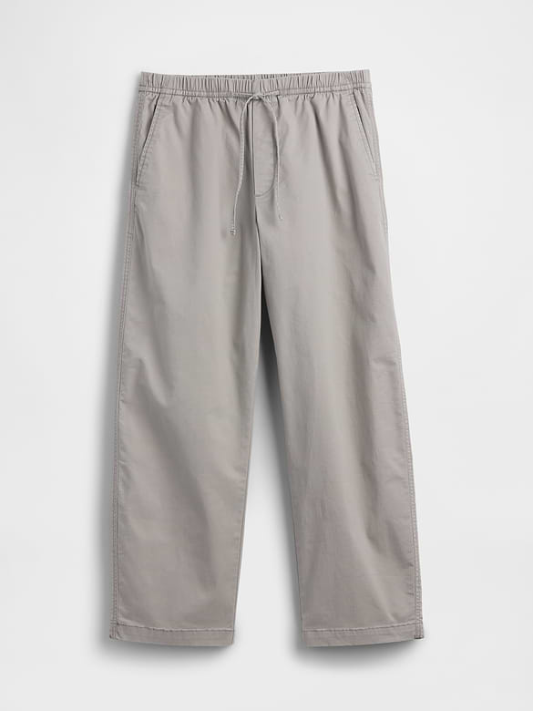 Mid Rise Easy Barrel Khakis