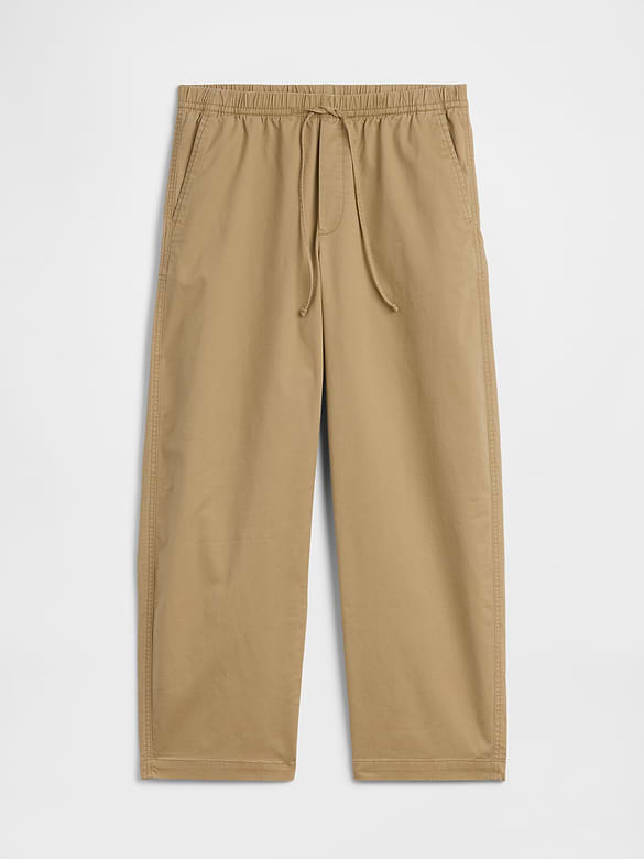 Mid Rise Easy Barrel Khakis