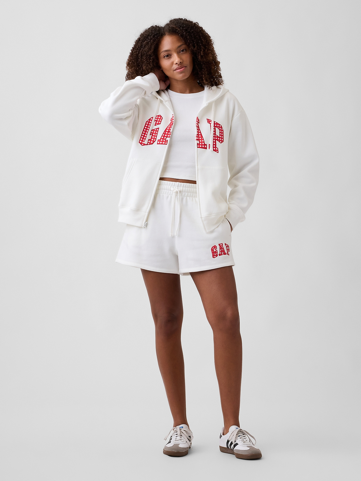 Relaxed Gap Logo Zip Hoodie | Gap Factory