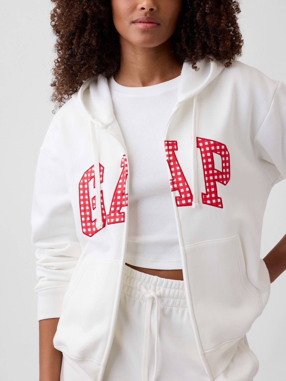 Relaxed Gap Logo Zip Hoodie | Gap Factory