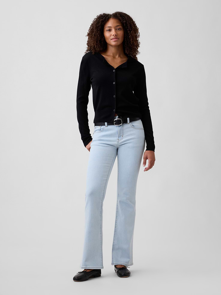 Image number 1 showing, Mid Rise Boot Jeans