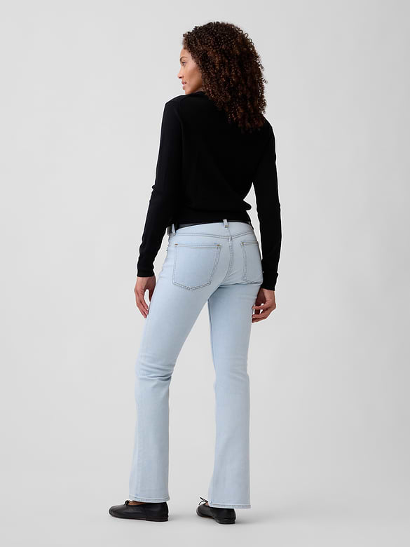 Mid Rise Boot Jeans