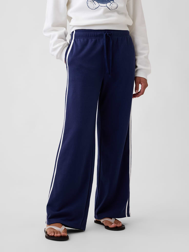 Image 3 of 5, Relaxed French Terry Straight-Leg Sweatpants