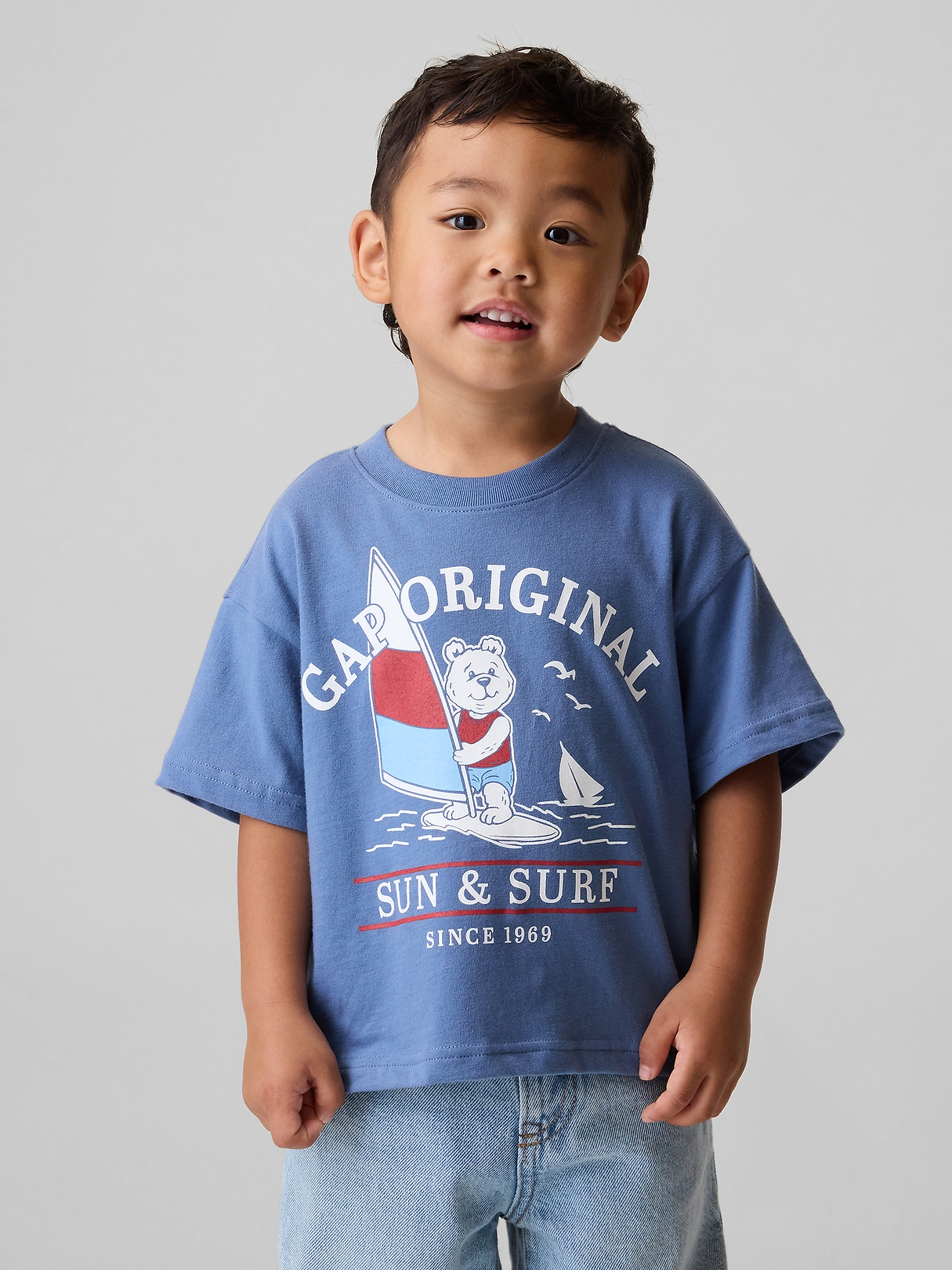 Baby & Toddler Oversized Graphic T-Shirt | Gap