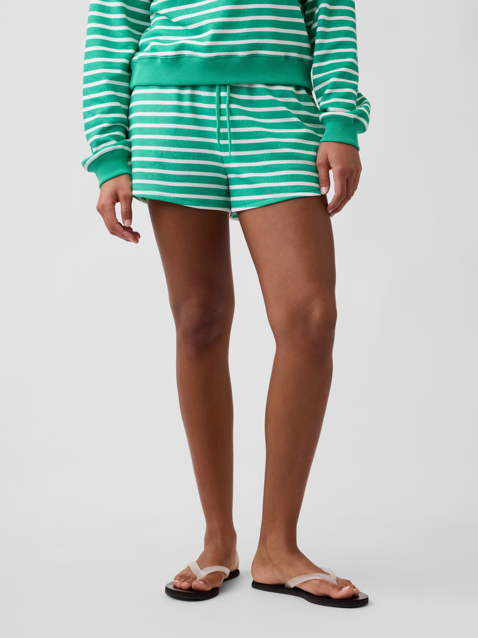 Relaxed French Terry Dolphin Shorts | Gap Factory