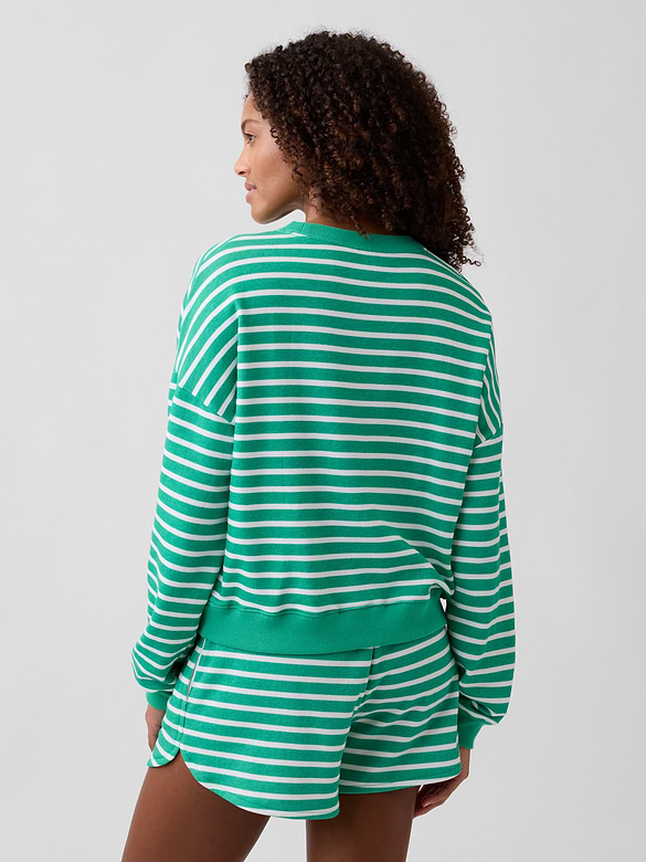 Relaxed Wedge French Terry Sweatshirt