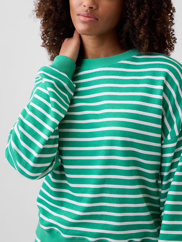 Relaxed Wedge French Terry Sweatshirt