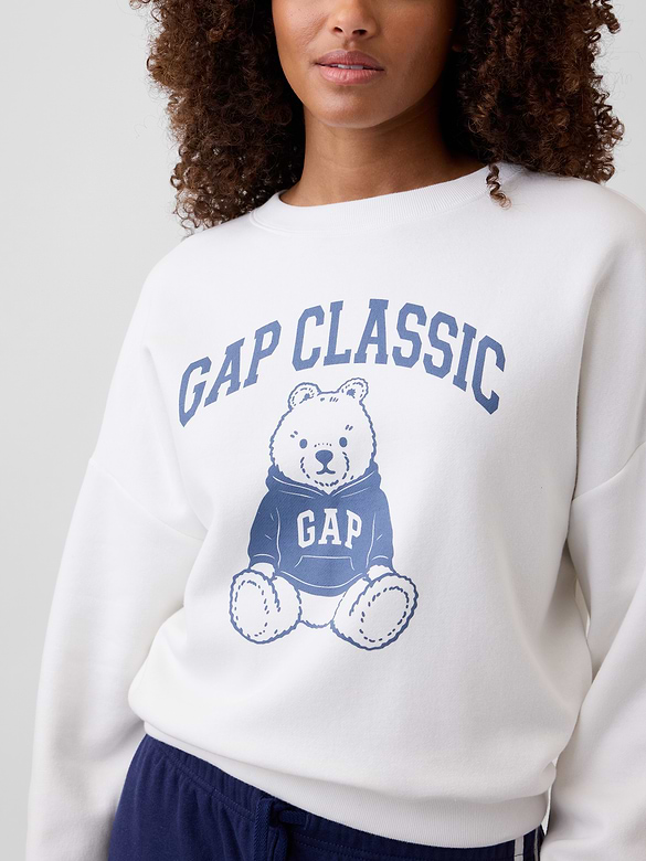 Relaxed Gap Graphic Wedge Crewneck Sweatshirt