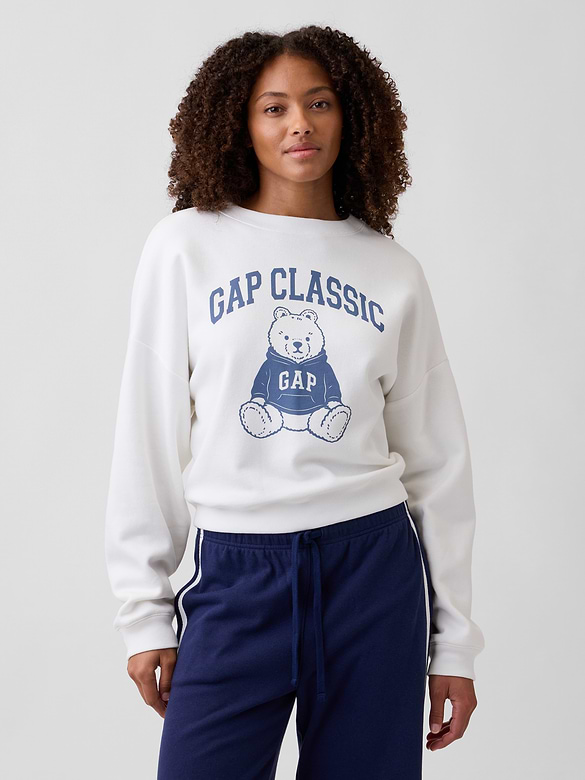Relaxed Gap Graphic Wedge Crewneck Sweatshirt