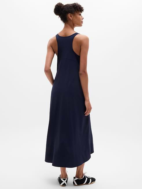 athleta maxi dress Gray yet fully covered sensation FAVE Athleta + Marlow Maxi Dress