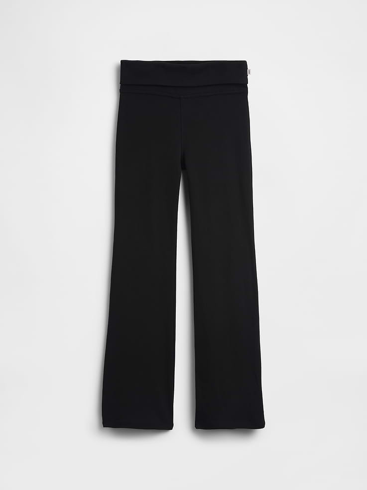 Image number 2 showing, Kids Foldover Flare Leggings