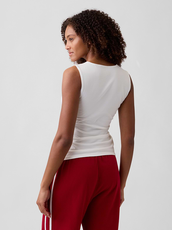 Squareneck Shell Tank Top