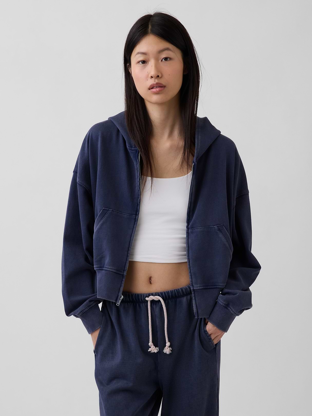 VintageSoft Terry Zip Hoodie | Gap