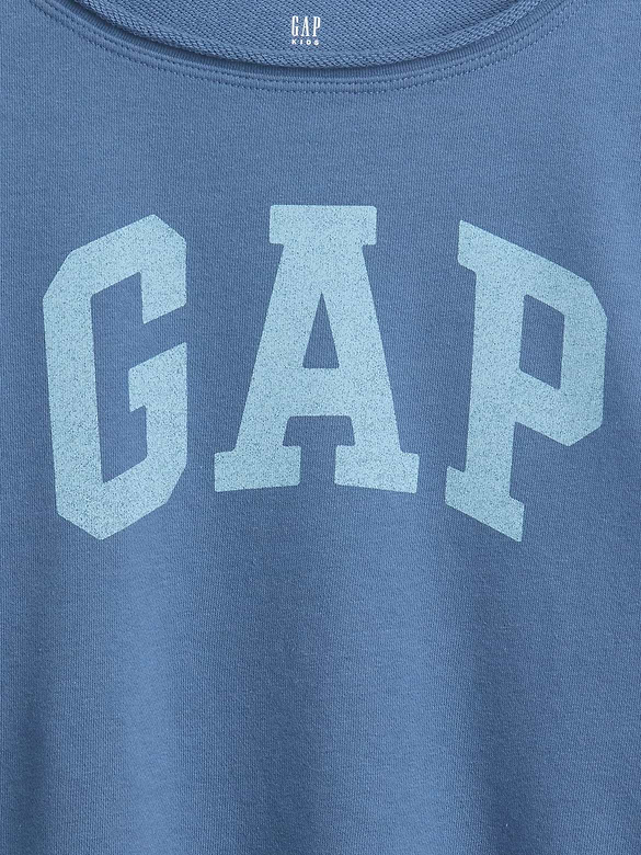 Kids VintageSoft Terry Wide-Neck Logo Sweatshirt