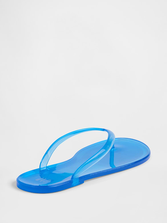 Gap Logo Jelly Flip Flops