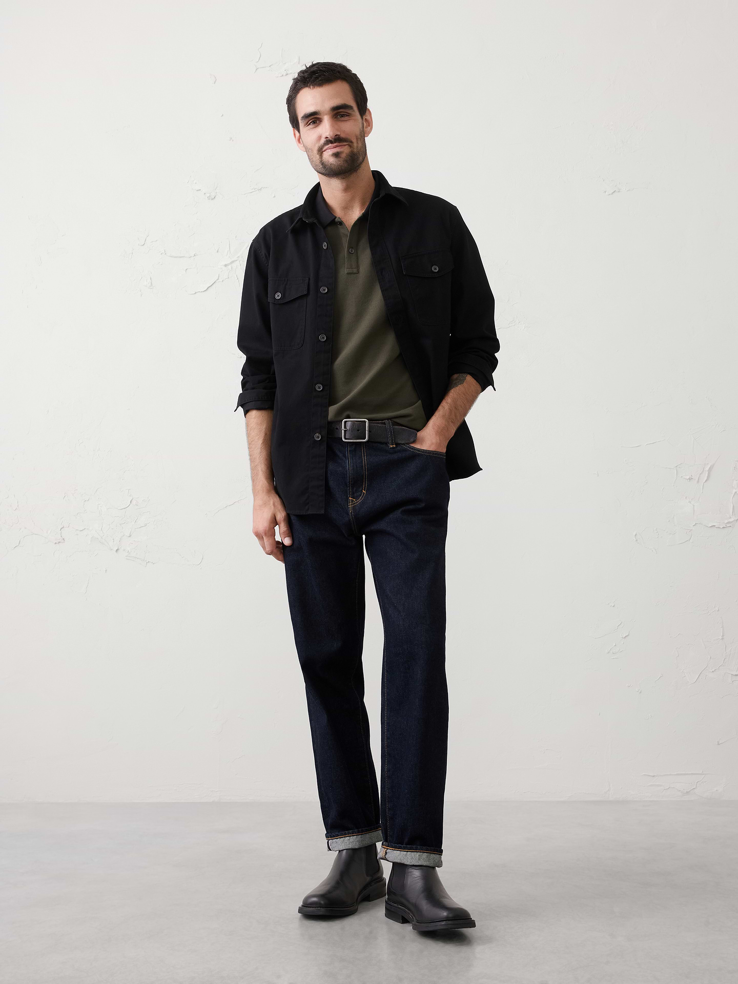 Image number 3 showing, Standard-Fit Monogram Pique Polo
