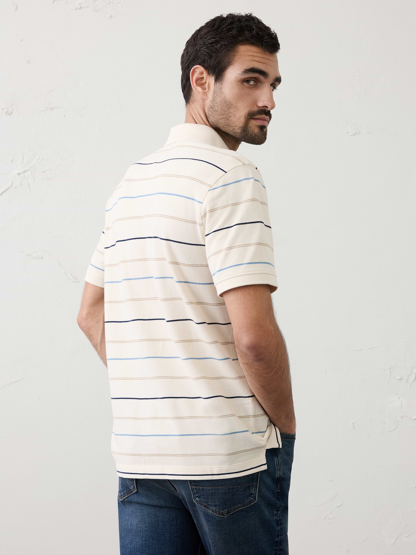 Image number 5 showing, Standard-Fit Pique Polo