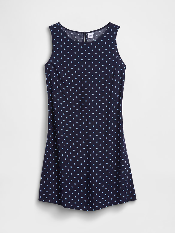 Print Sleeveless Mini Dress