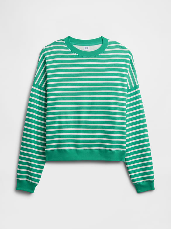 Relaxed Wedge French Terry Sweatshirt