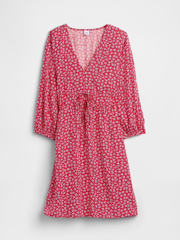 Image number 4 showing, V-Neck Mini Dress