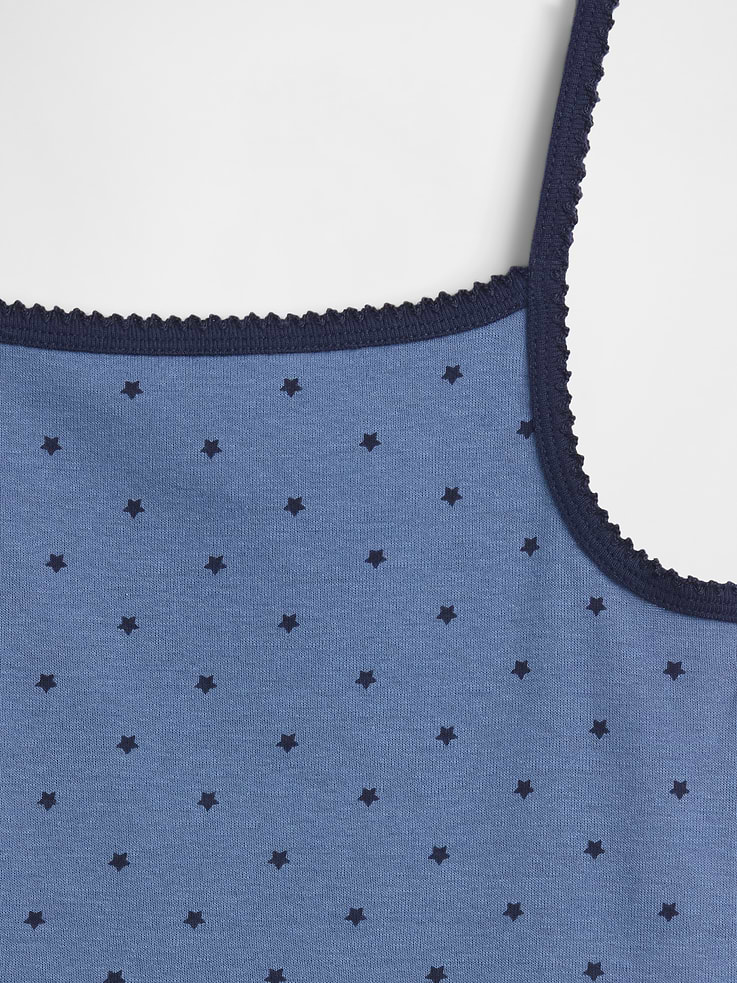 Image number 3 showing, Kids Organic Brushed Cotton PJ Cami Short Set