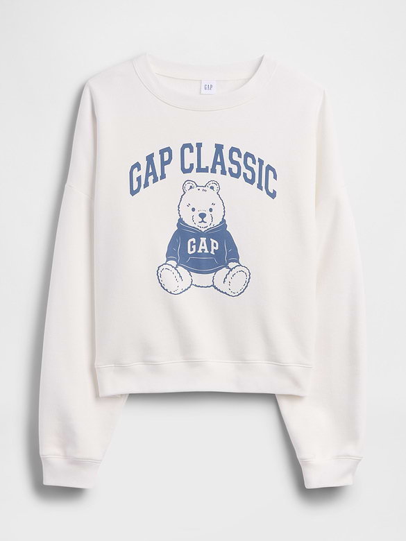 Relaxed Gap Graphic Wedge Crewneck Sweatshirt