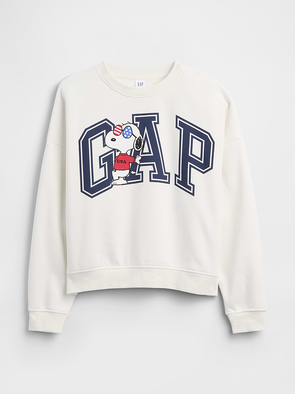Oversized Wedge Crewneck Sweatshirt