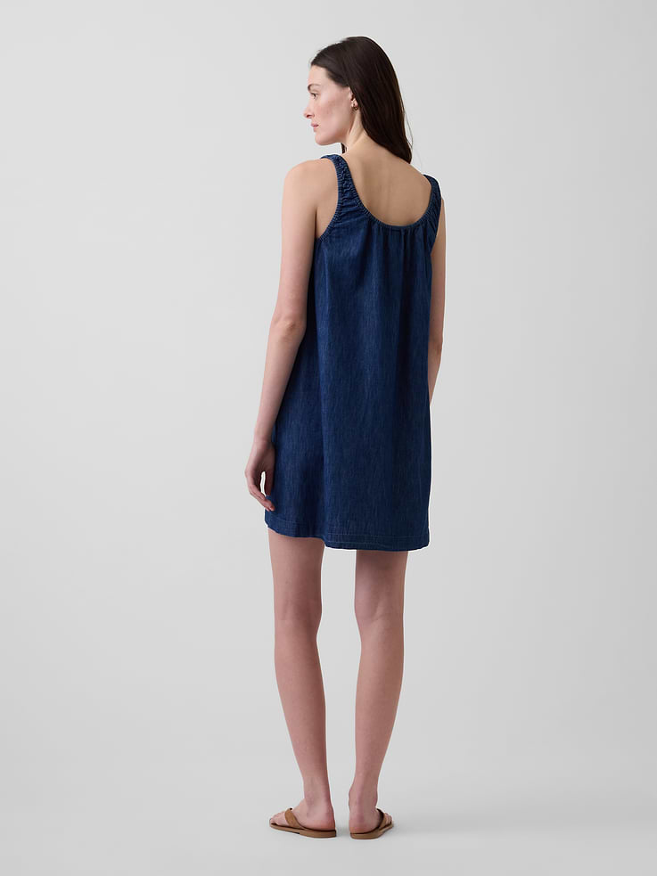 Image number 2 showing, Button-Front Mini Dress