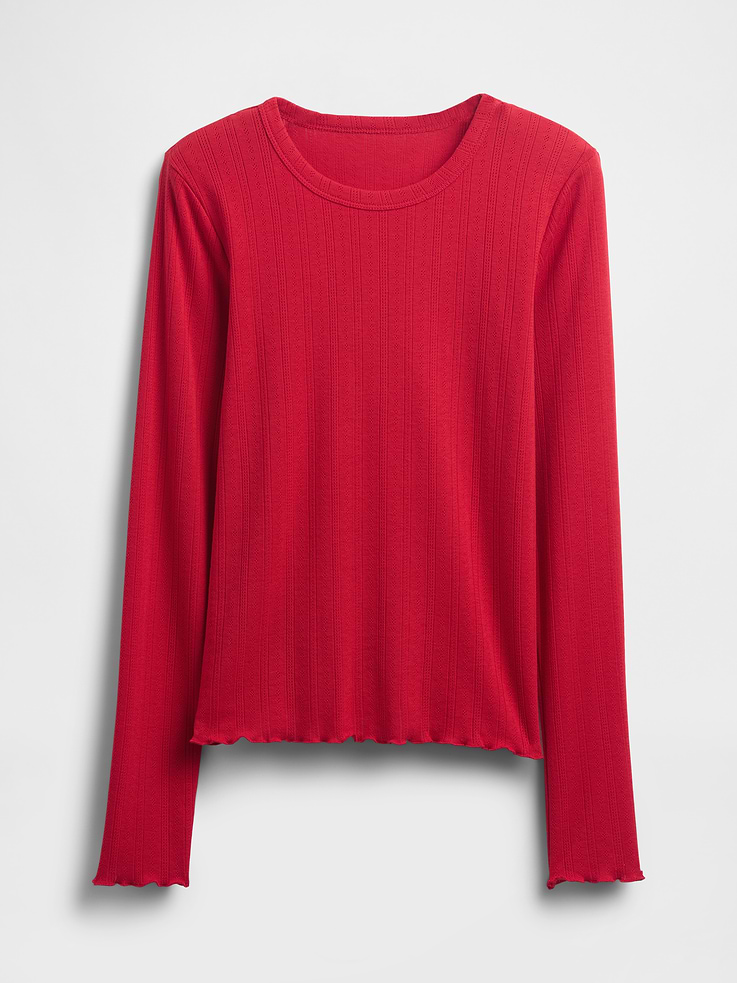 Image number 6 showing, Pointelle PJ Top