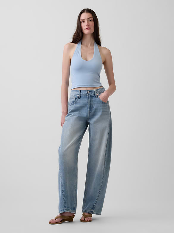 CloseKnit Halter Crop Top