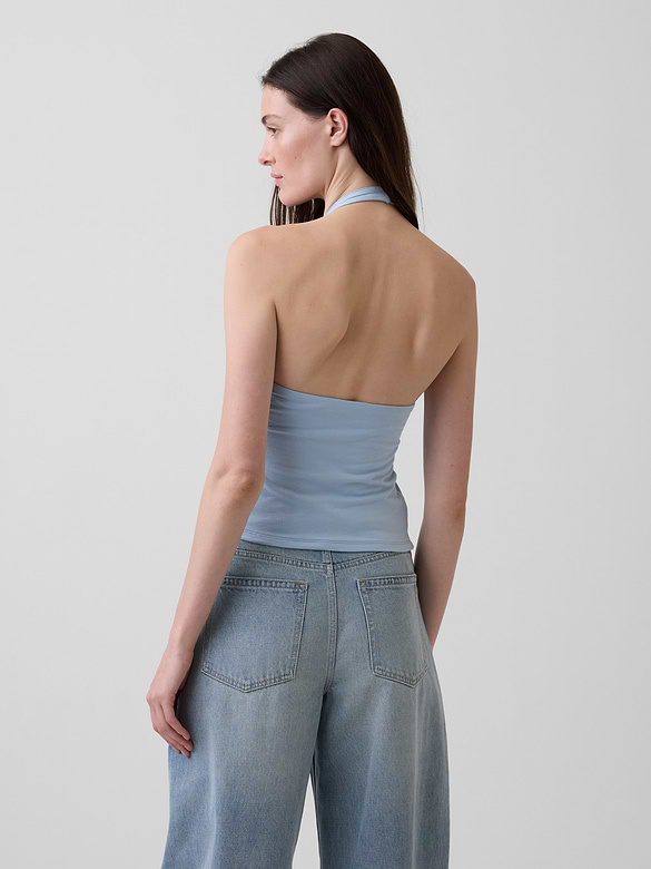 CloseKnit Halter Crop Top