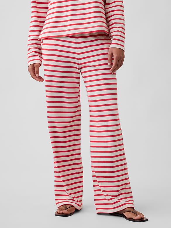 Stripe Pull-On Pants