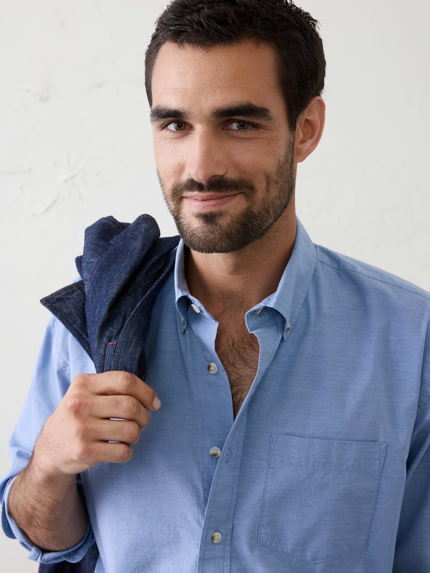 Image number 3 showing, Relaxed-Fit Softwash Cotton Shirt