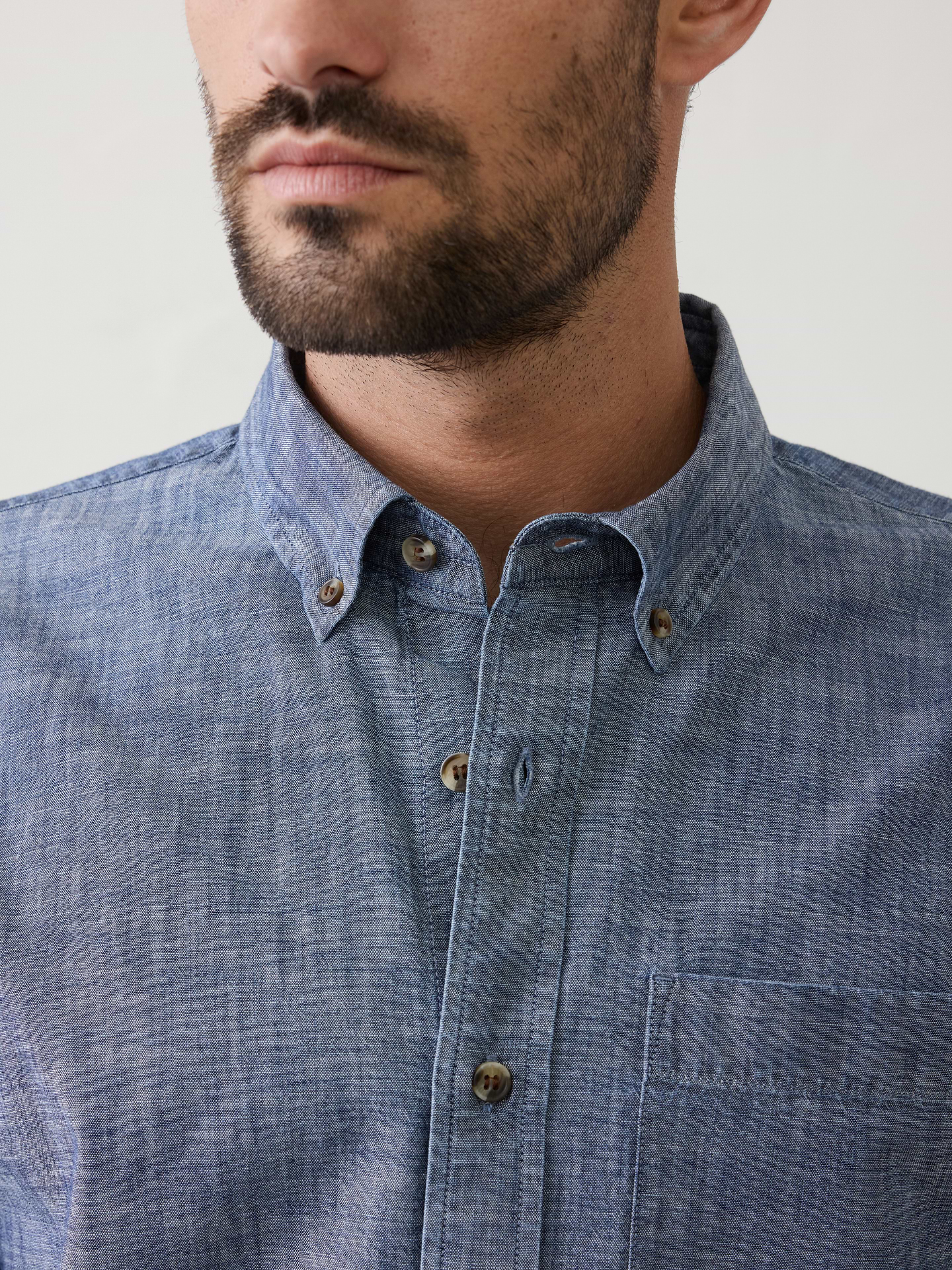 Image number 3 showing, Standard-Fit Softwash Cotton Shirt