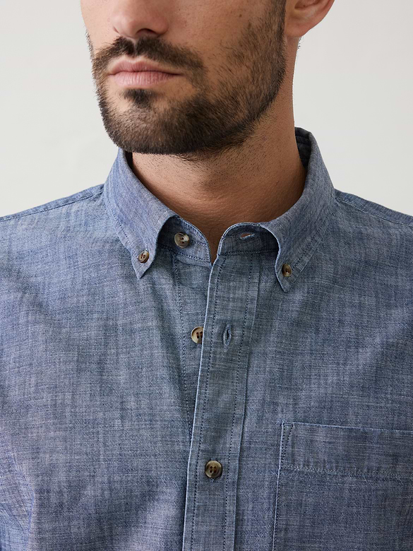 Standard-Fit Softwash Cotton Shirt